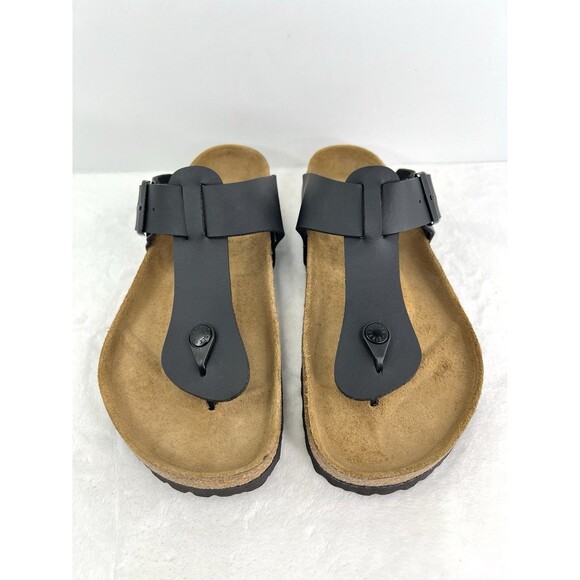 Birkenstock Medina Sandals Black Birkoflor T Strap Mens Size 10 Reg / 43 / W12 main image 4